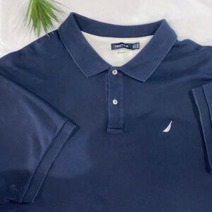 Nautica Dark Blue Polo Shirt